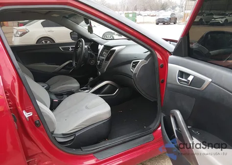 2012 Hyundai Veloster Base W/Gray z USA, uszkodzony, nr VIN KMHTC6AD0CU078537